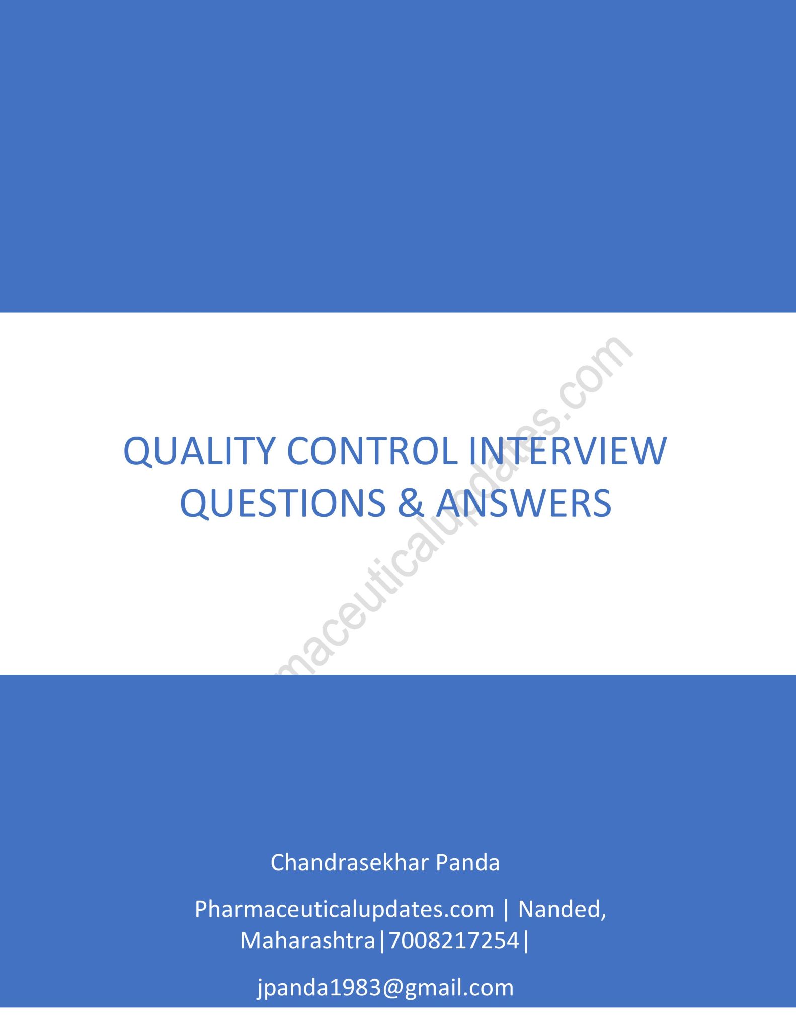 70 Pharmaceutical Quality Control Interview Questions & Answers ...